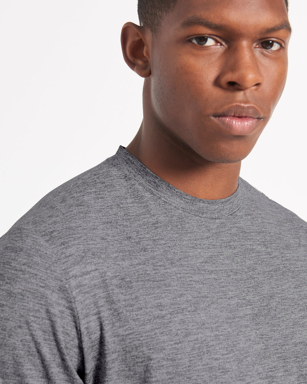 Ben Sherman Performance Stretch Marl T-Shirt Grey | 1590863-OF