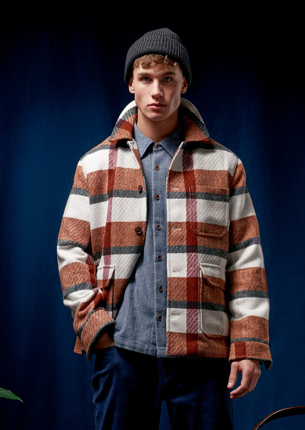 Ben Sherman Plaid Jackets Orange | 3567219-CI