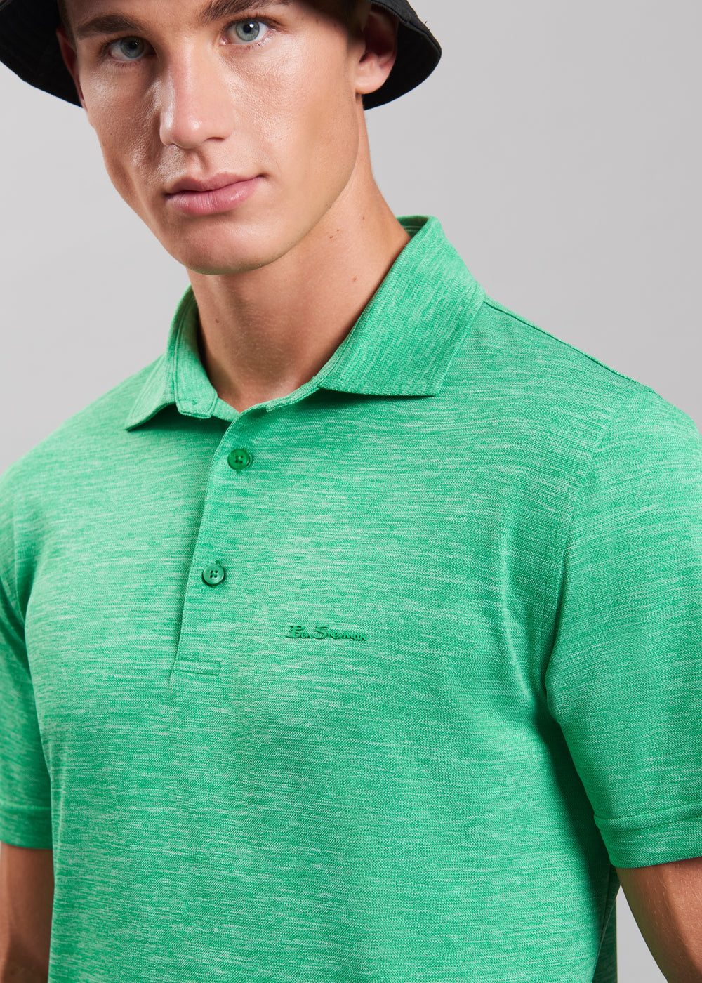 Ben Sherman Short Sleeve Polo Shirts Green | 8203947-KS