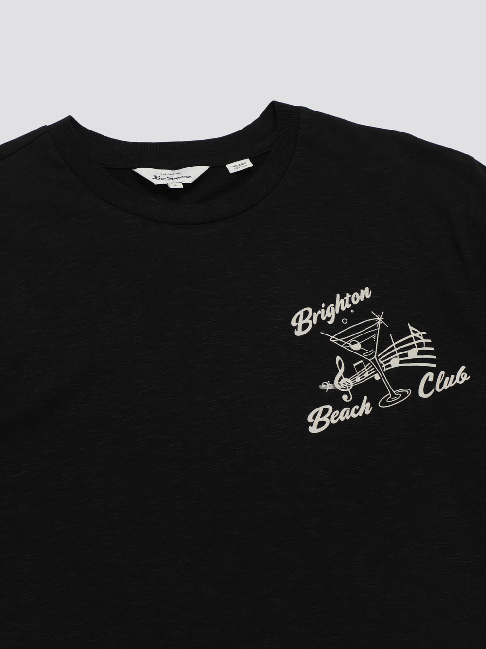 Ben Sherman Signature Brighton Beach Club T-Shirt Black | 7419360-GF