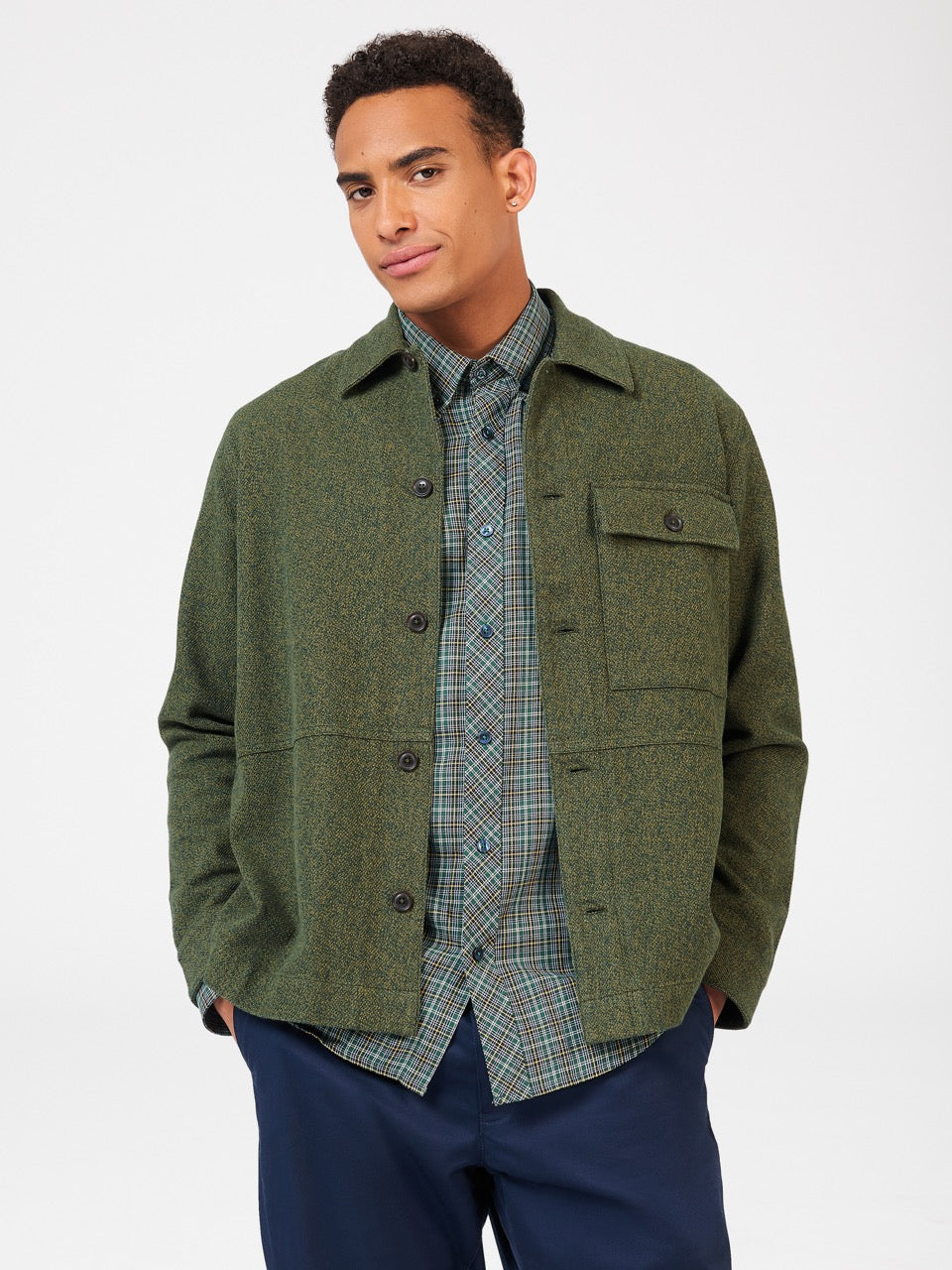 Ben Sherman Signature Casual Cotton Jackets Khaki | 4578016-PR