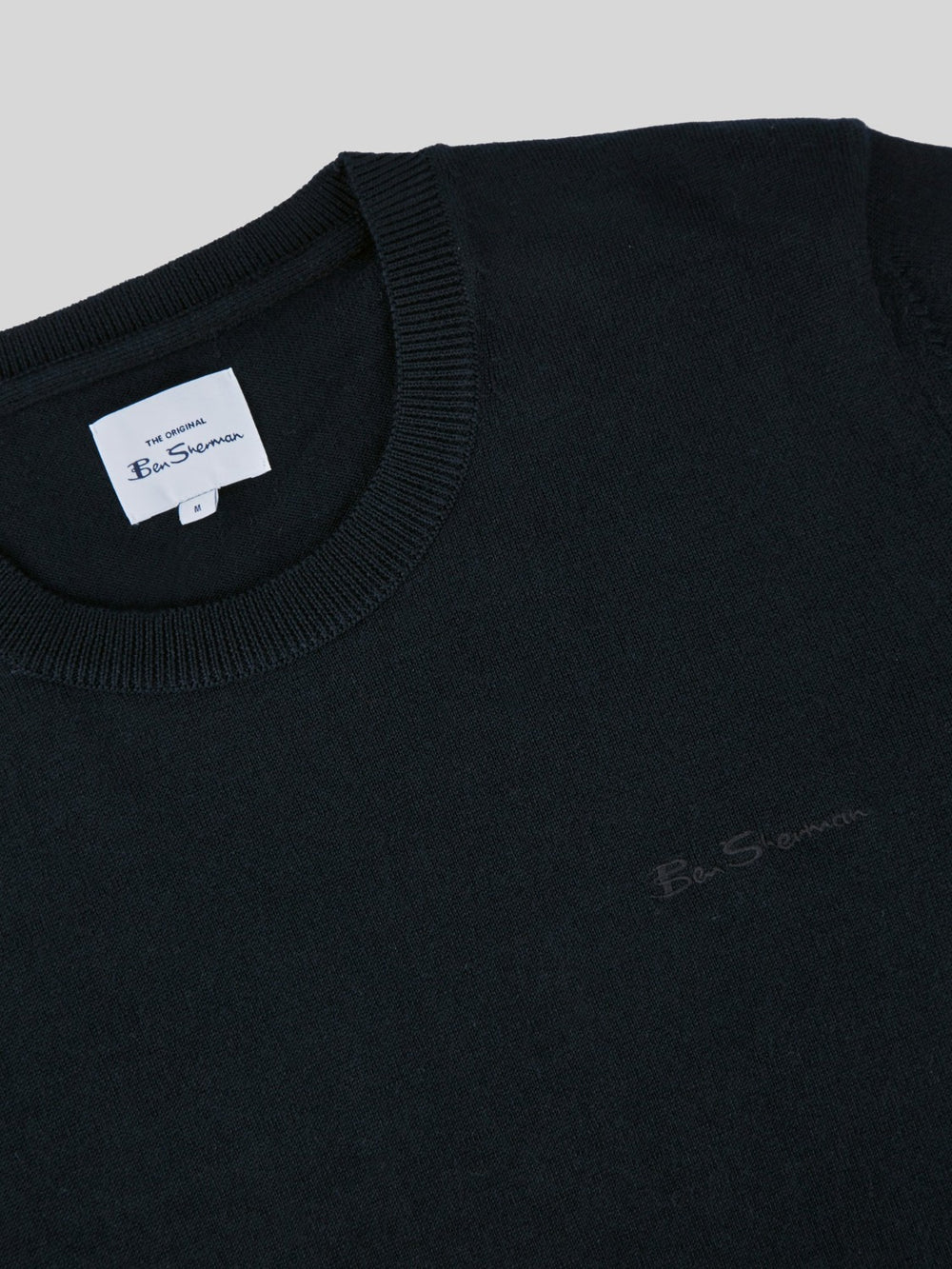 Ben Sherman Signature Crewneck Knitwear Black | 9718345-CR