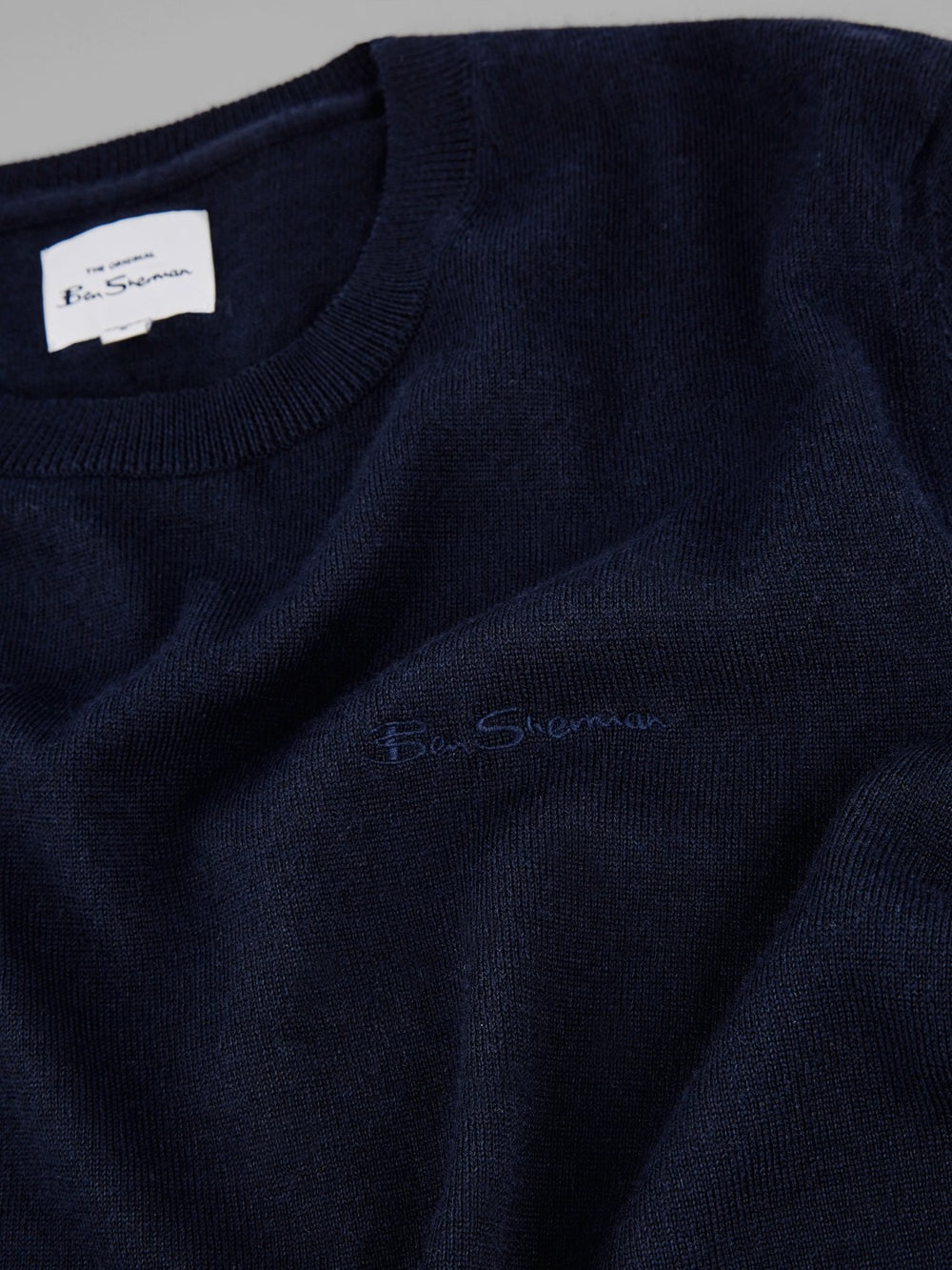 Ben Sherman Signature Crewneck Knitwear Navy | 5176023-KE