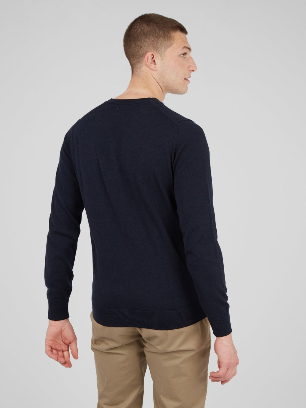 Ben Sherman Signature Crewneck Knitwear Navy | 5176023-KE