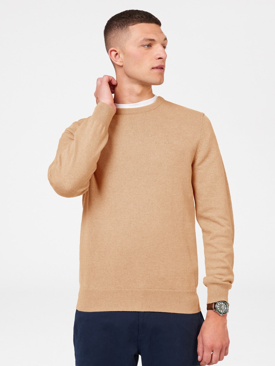 Ben Sherman Signature Crewneck Knitwear Grey | 0239648-RD