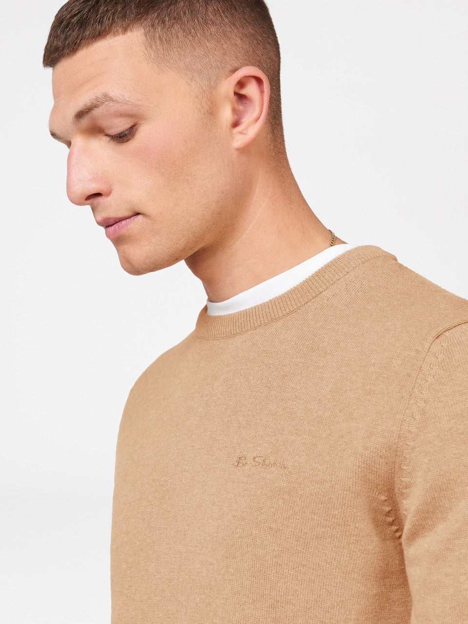 Ben Sherman Signature Crewneck Knitwear Grey | 0239648-RD