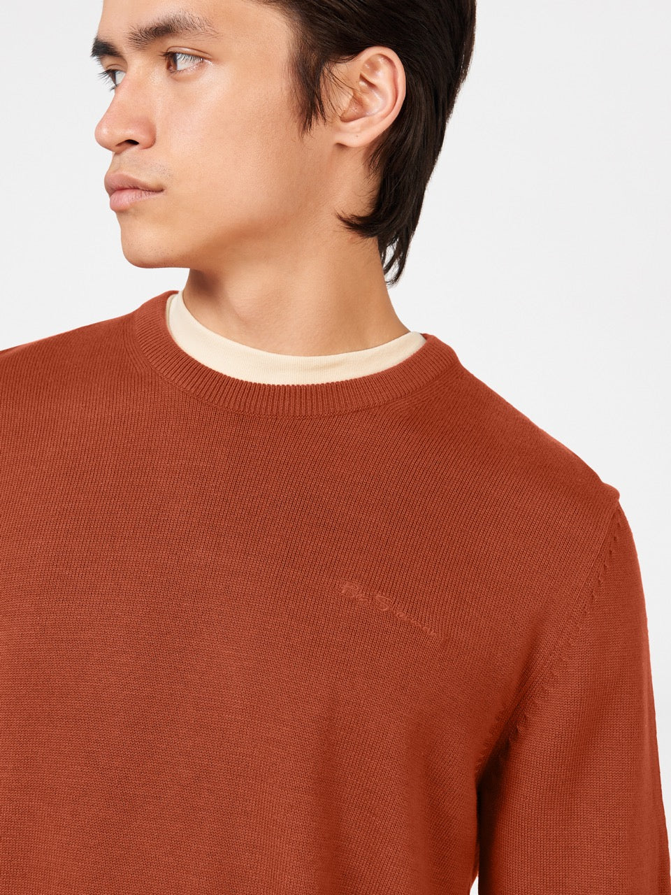 Ben Sherman Signature Crewneck Knitwear Orange | 6147952-AX