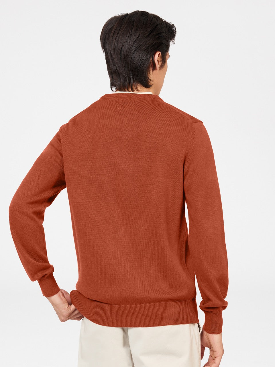 Ben Sherman Signature Crewneck Knitwear Orange | 6147952-AX