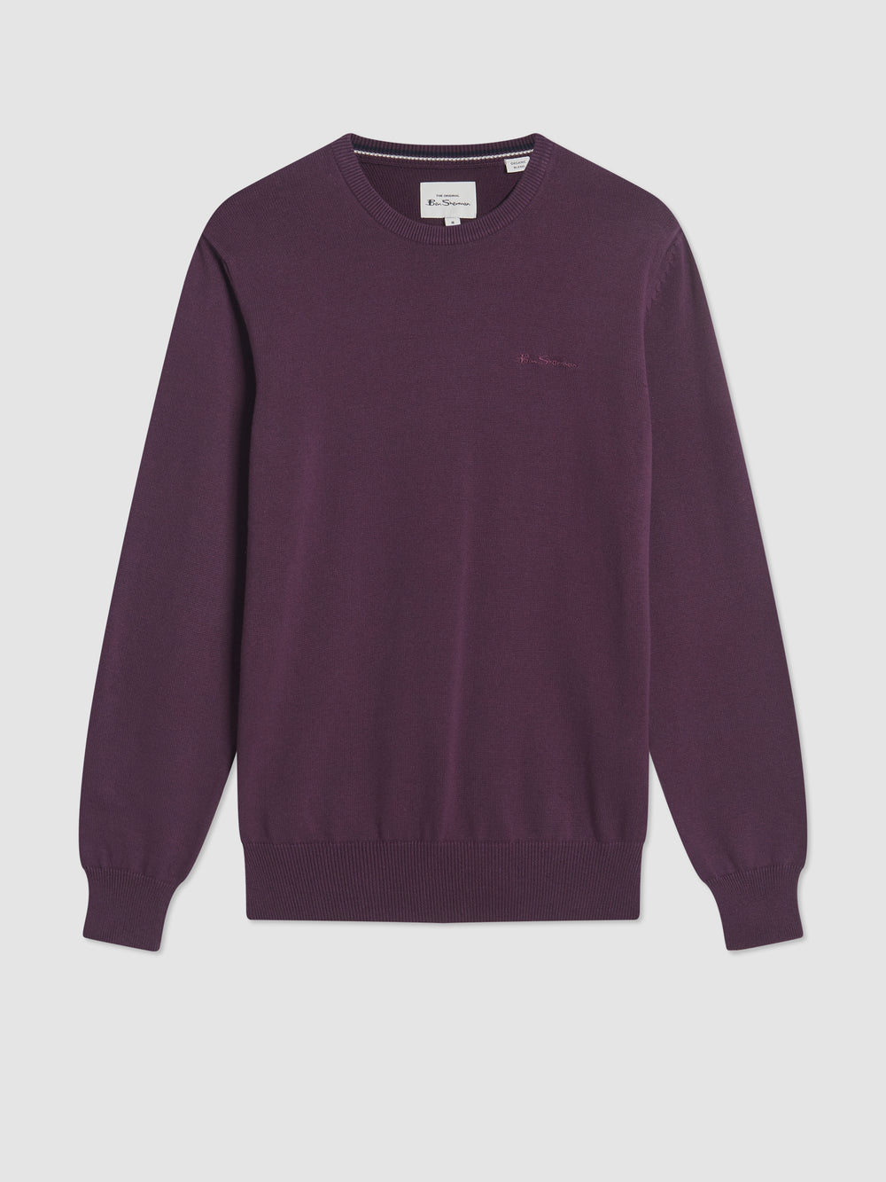 Ben Sherman Signature Crewneck Knitwear Purple | 1730485-JI