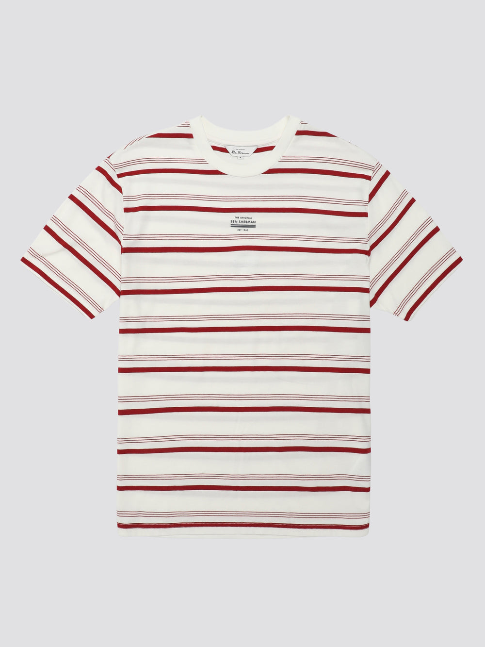 Ben Sherman Signature Fine Stripe T-Shirt White | 2758346-WD