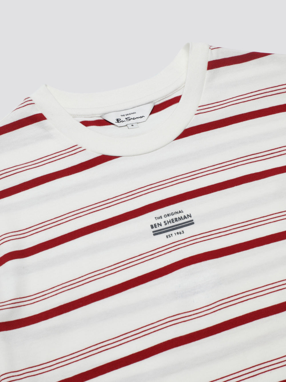 Ben Sherman Signature Fine Stripe T-Shirt White | 2758346-WD