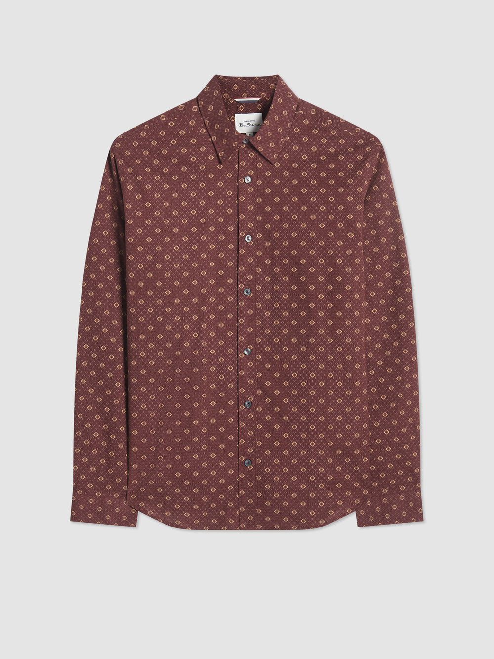 Ben Sherman Signature Geo Shirts Brown | 9538026-ZC