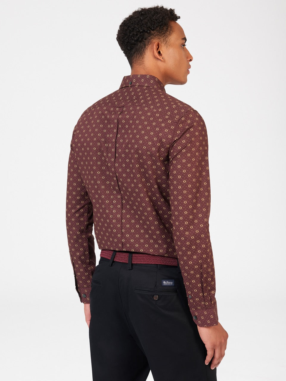 Ben Sherman Signature Geo Shirts Brown | 9538026-ZC