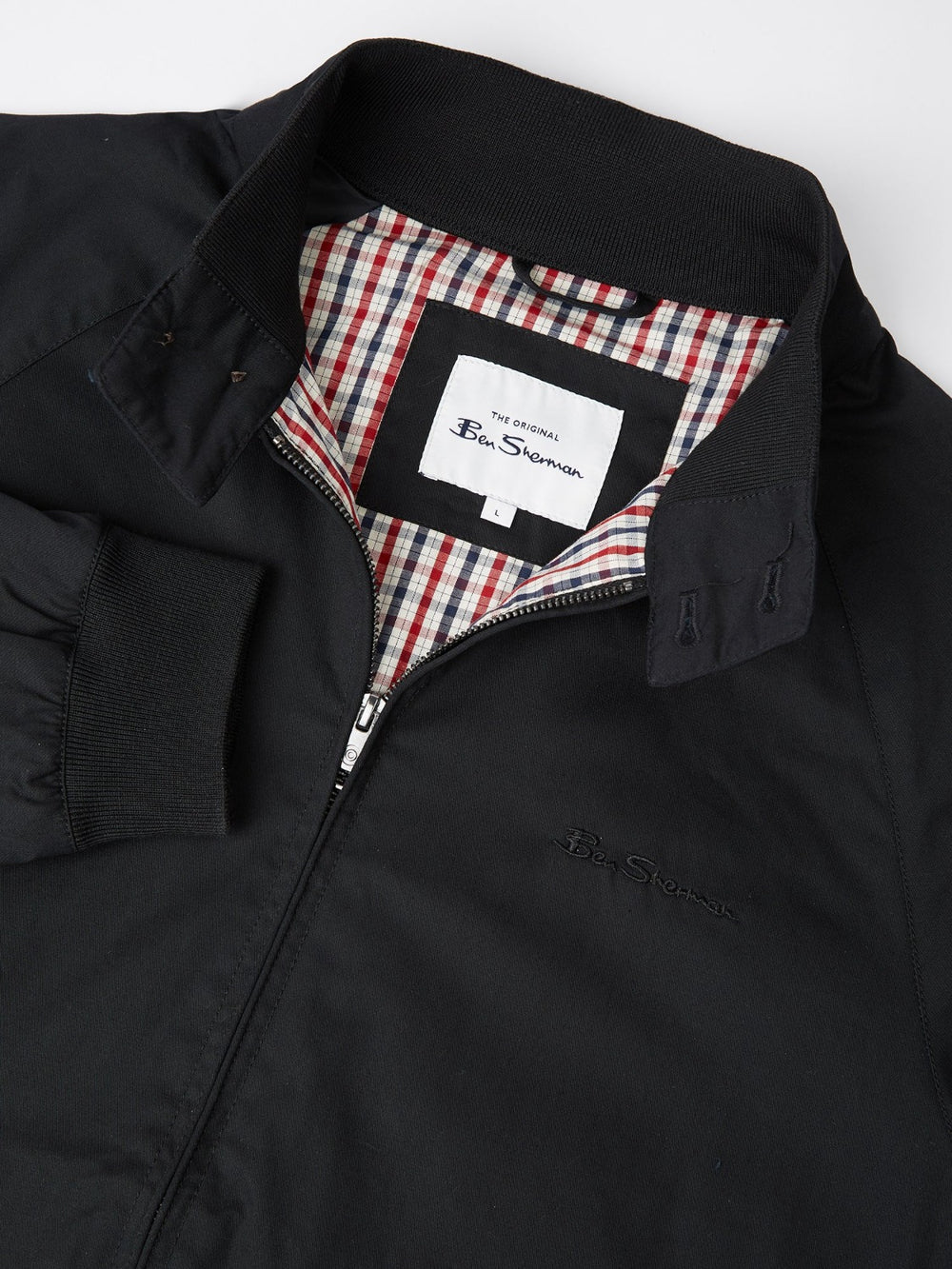 Ben Sherman Signature Harrington Jackets Black | 2954801-HX