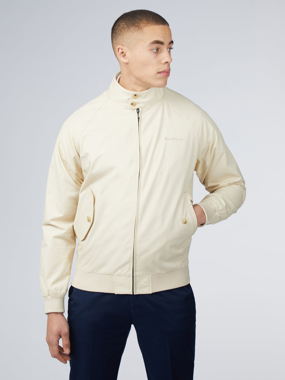 Ben Sherman Signature Harrington Jackets Cream | 0632475-QH