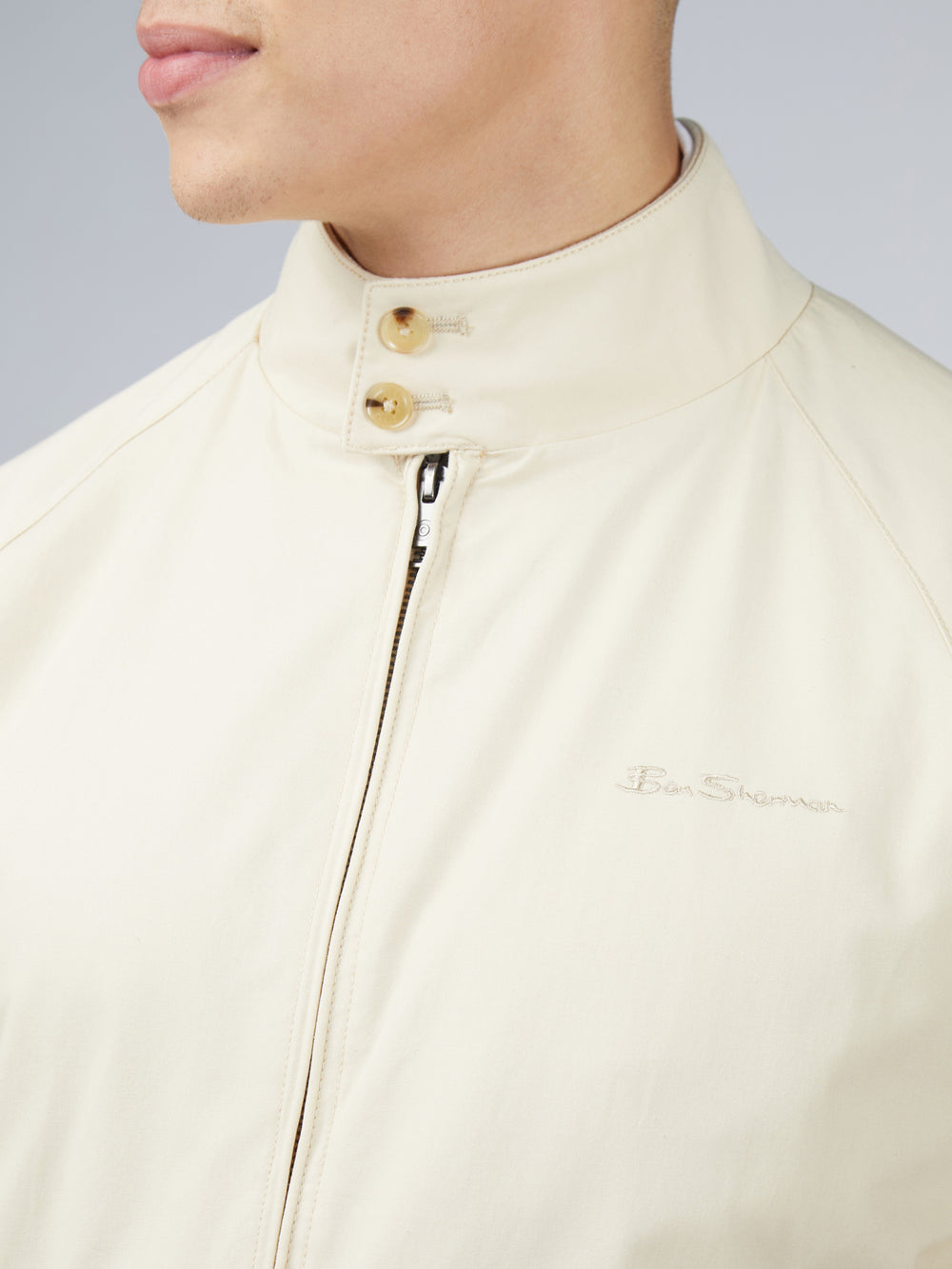 Ben Sherman Signature Harrington Jackets Cream | 0632475-QH