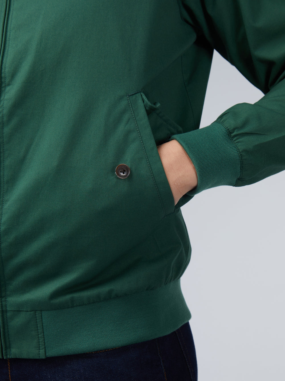 Ben Sherman Signature Harrington Jackets Green | 0253741-EH