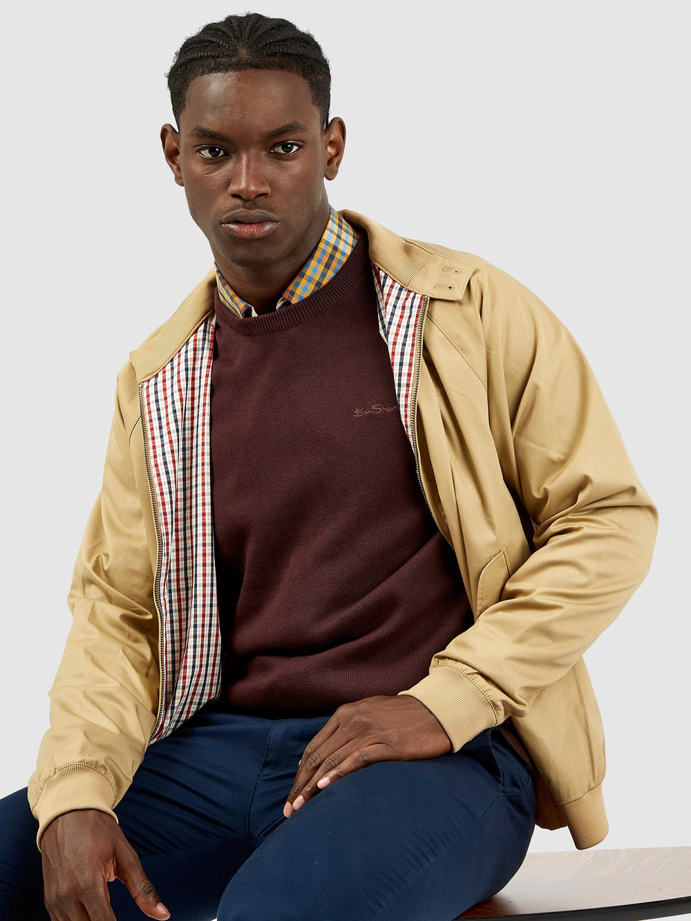 Ben Sherman Signature Harrington Jackets Brown | 2306157-NH