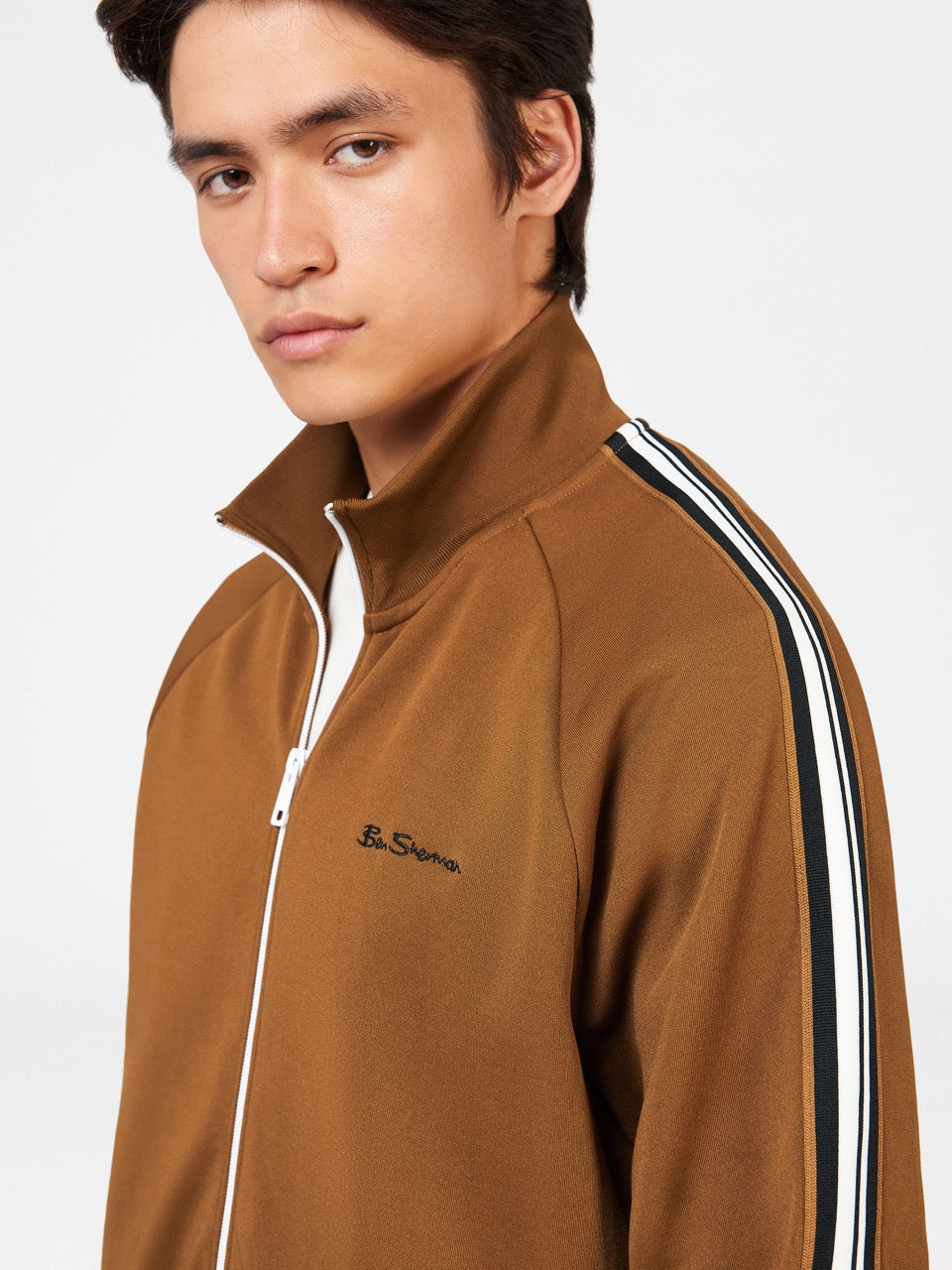 Ben Sherman Signature House Taped Track Jackets Brown | 4372961-LF