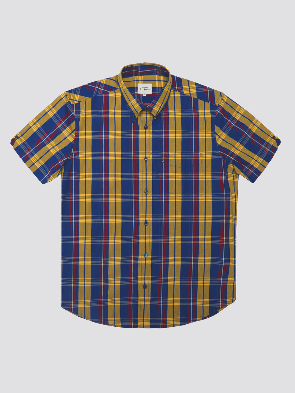 Ben Sherman Signature Irregular Check Shirts Blue | 9472658-NK