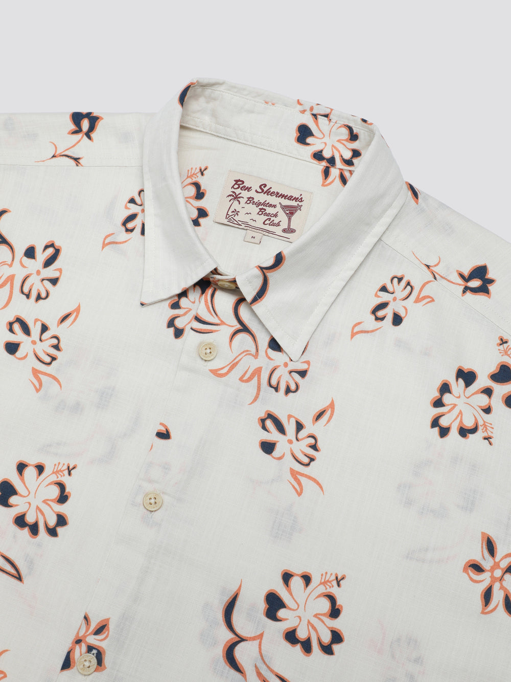 Ben Sherman Signature Linear Floral Shirts White | 4736250-GU