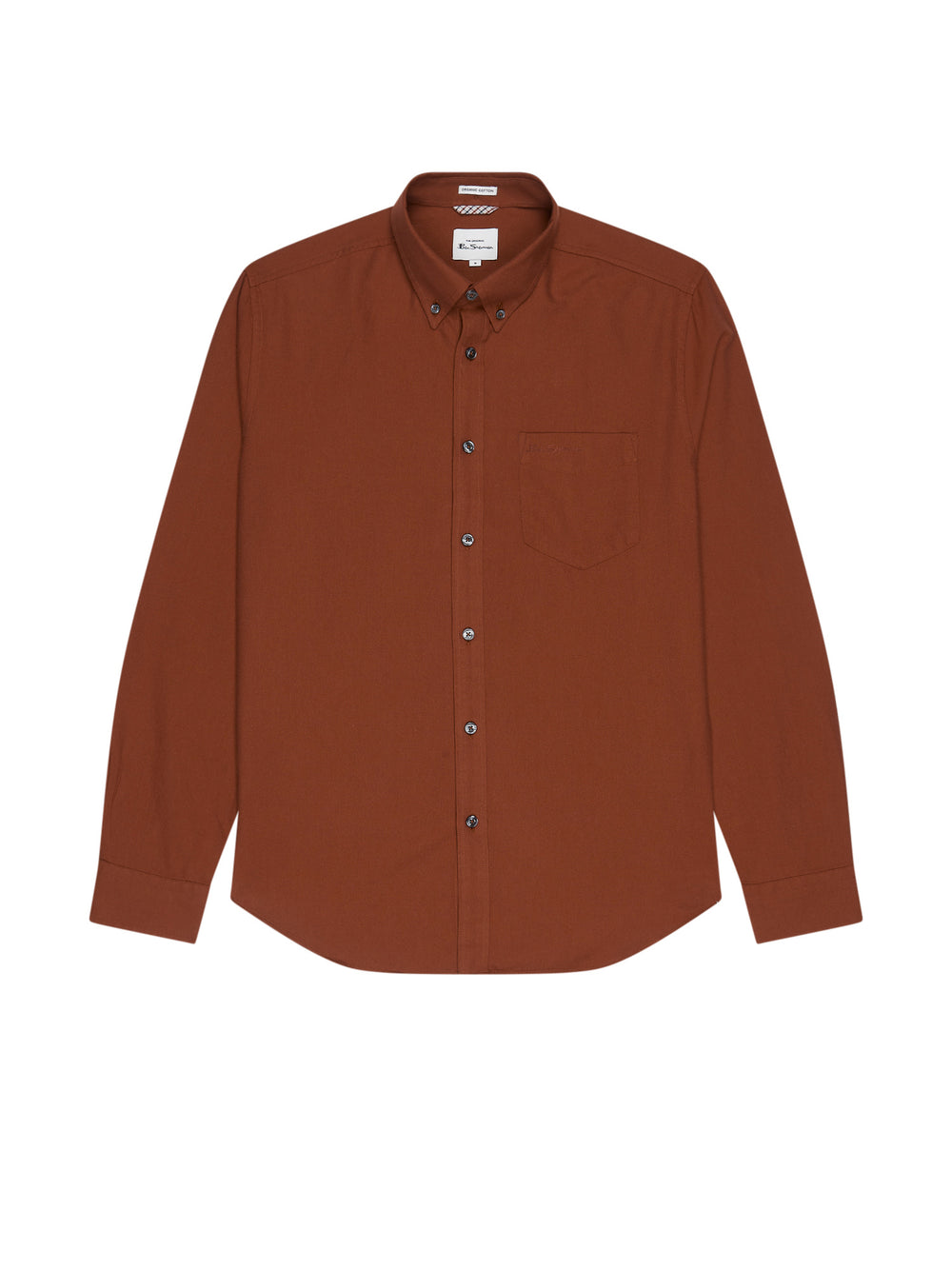 Ben Sherman Signature Long-Sleeve Oxford Shirts Orange | 0176835-ZG