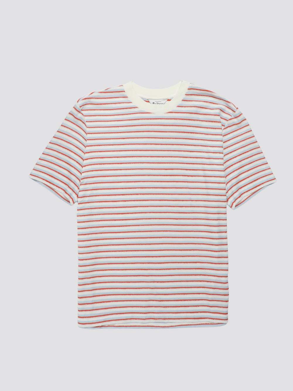 Ben Sherman Signature Loopback Stripe T-Shirt Blue | 2048351-UE