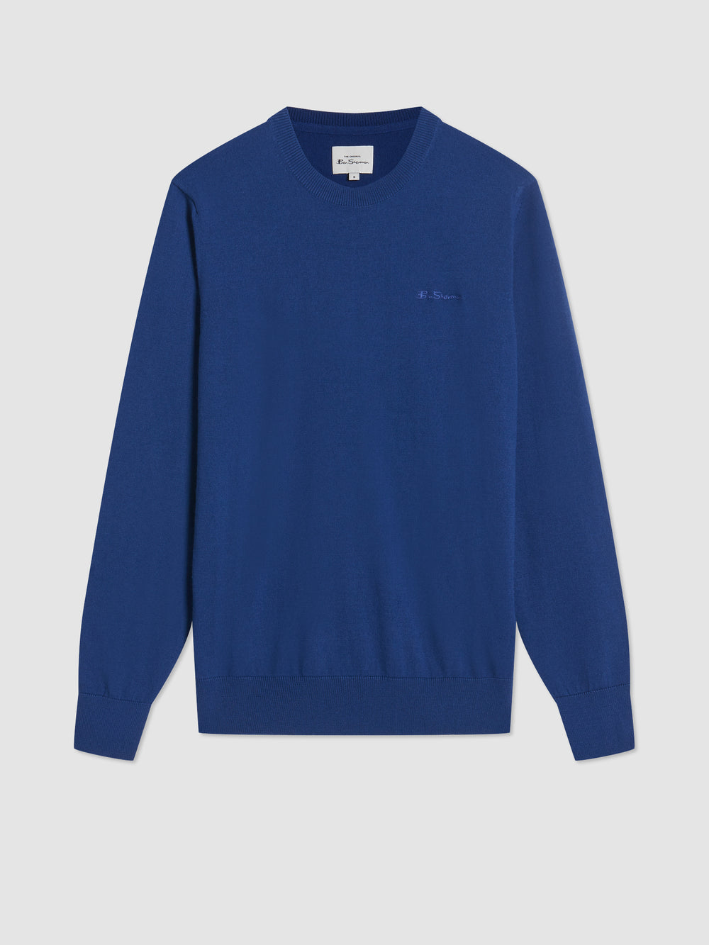 Ben Sherman Signature Merino Crewneck Knitwear Blue | 7163052-QU