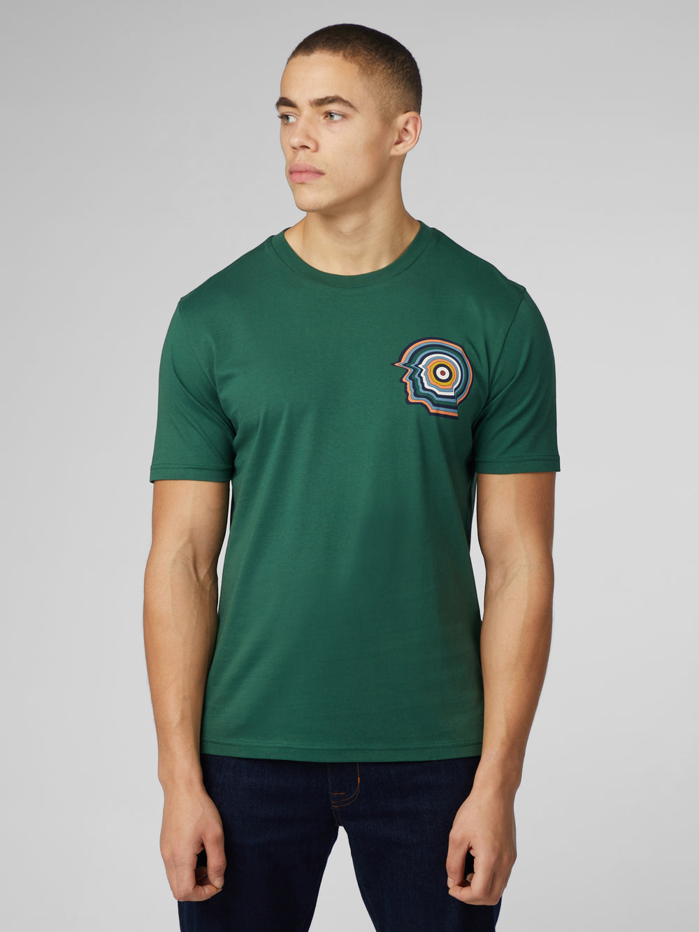 Ben Sherman Signature Mod Head T-Shirt Green | 2675894-TI