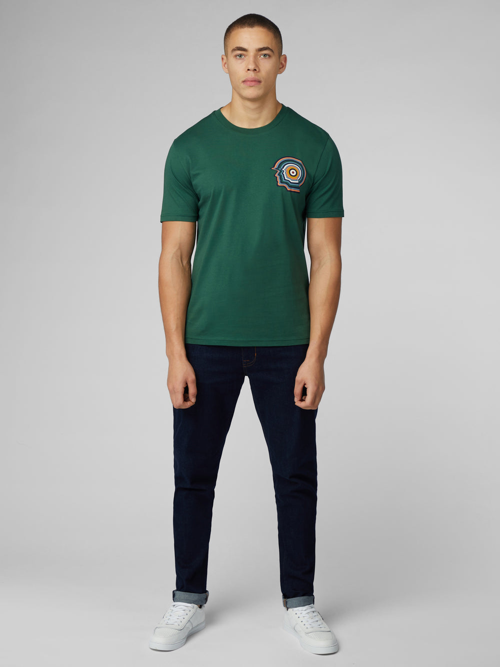 Ben Sherman Signature Mod Head T-Shirt Green | 2675894-TI