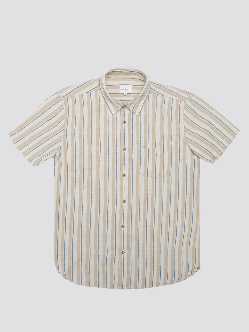 Ben Sherman Signature Mod Stripe Shirts White | 6784902-CF