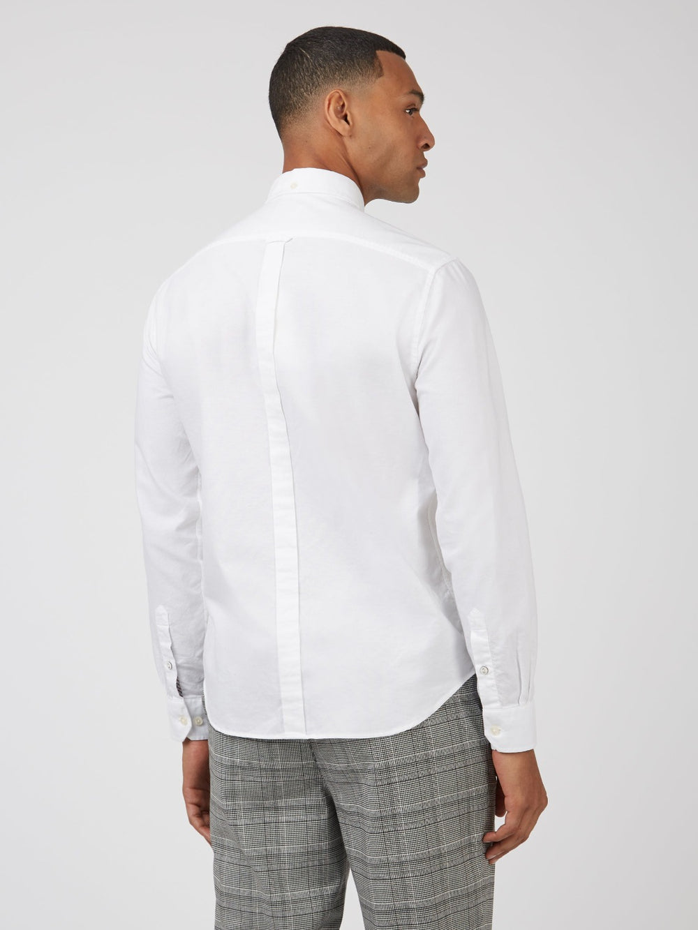 Ben Sherman Signature Organic Long-Sleeve Oxford Shirts White | 5431978-EU