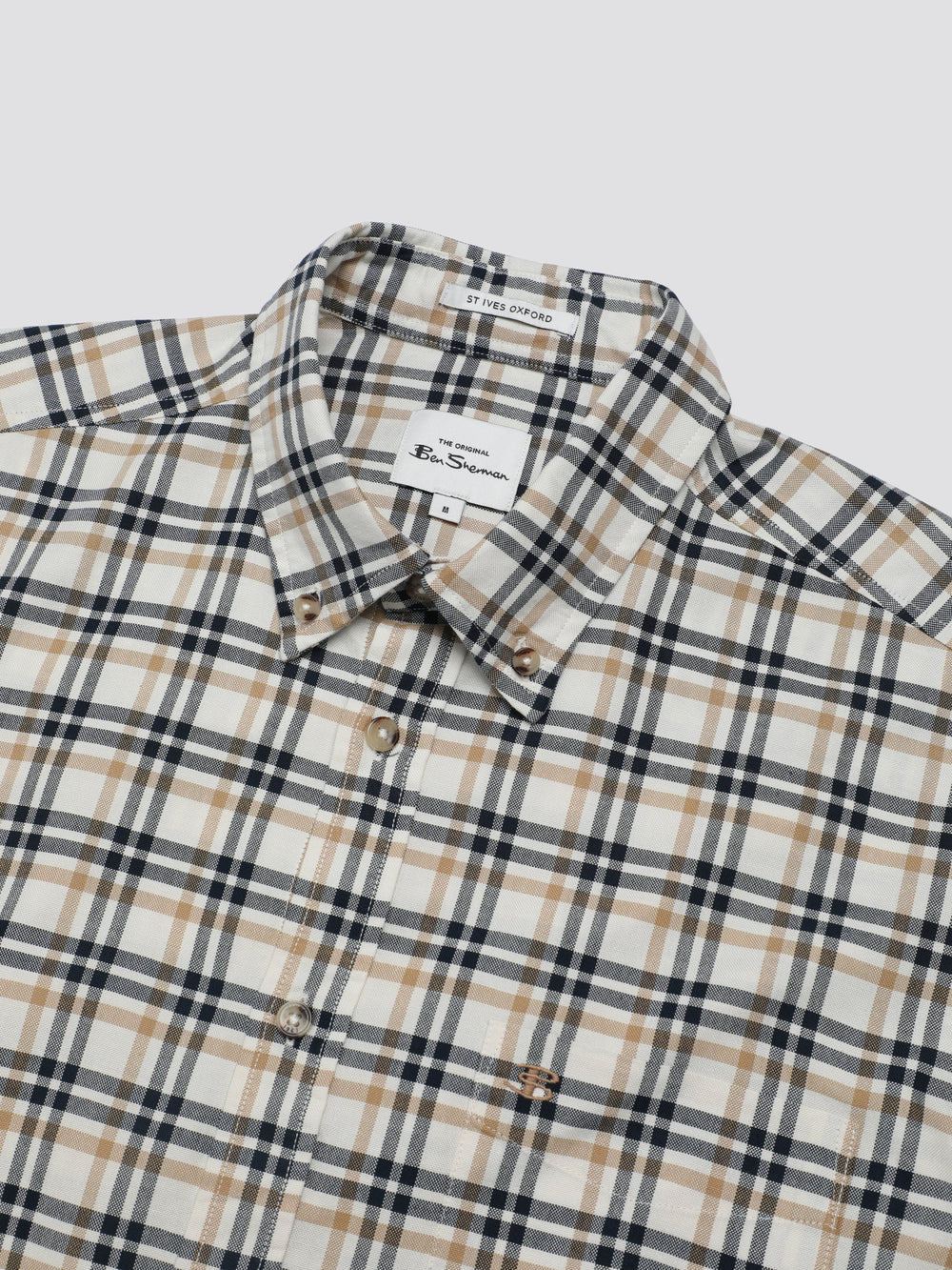 Ben Sherman Signature Oxford Check Shirts White | 1269358-AG