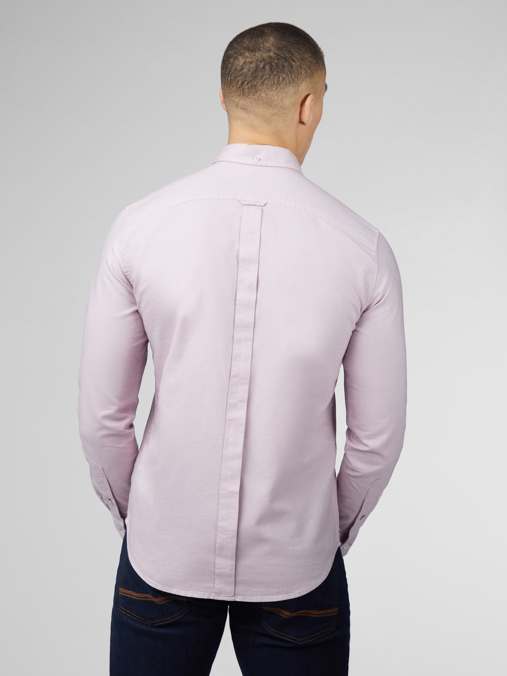 Ben Sherman Signature Oxford Long Sleeve Shirts Purple | 7560381-IY