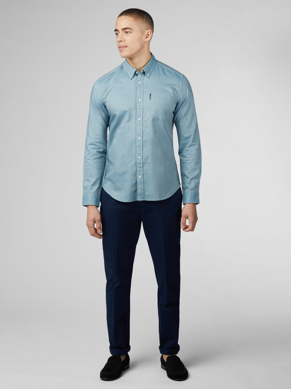 Ben Sherman Signature Oxford Shirts Turquoise | 1359406-TB