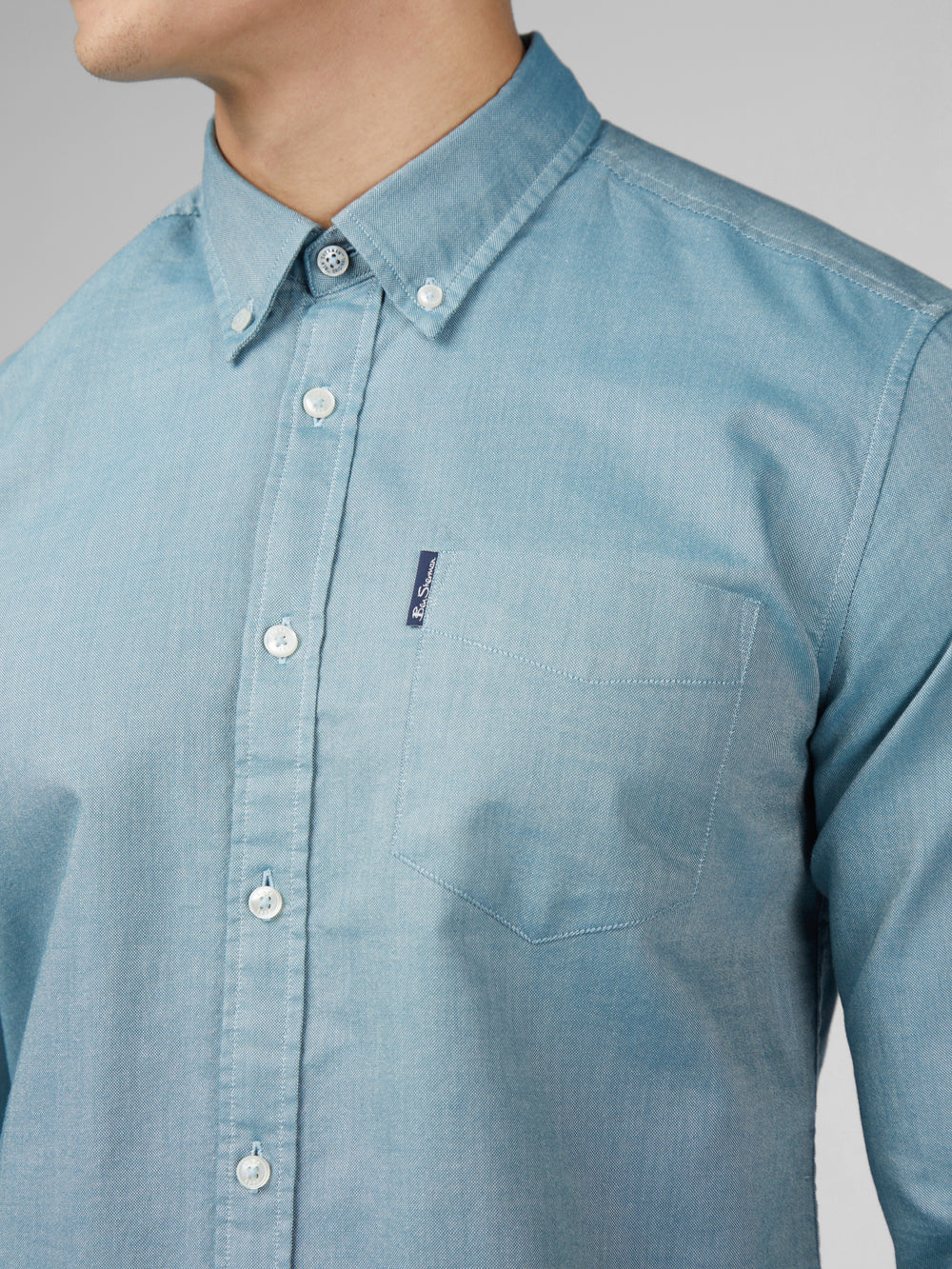 Ben Sherman Signature Oxford Shirts Turquoise | 1359406-TB