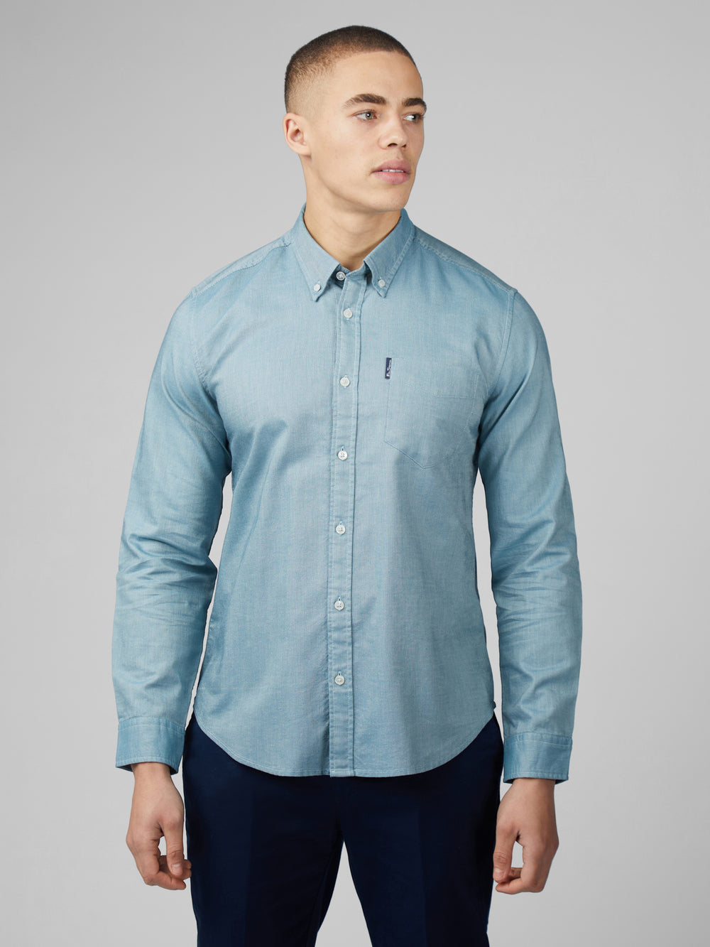 Ben Sherman Signature Oxford Shirts Turquoise | 1359406-TB