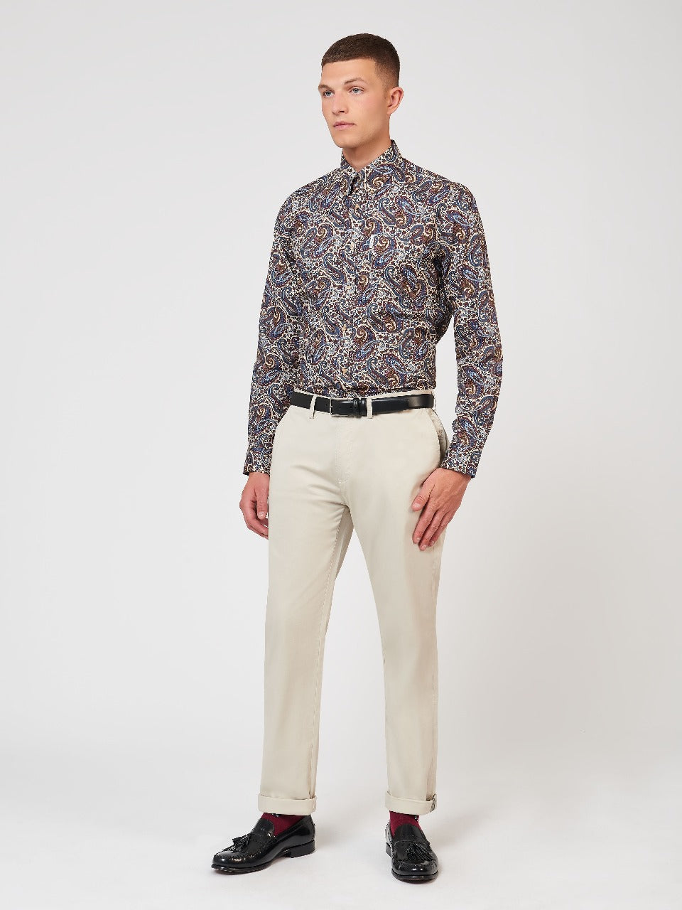 Ben Sherman Signature Paisley Shirts Multicolor | 8392017-MH