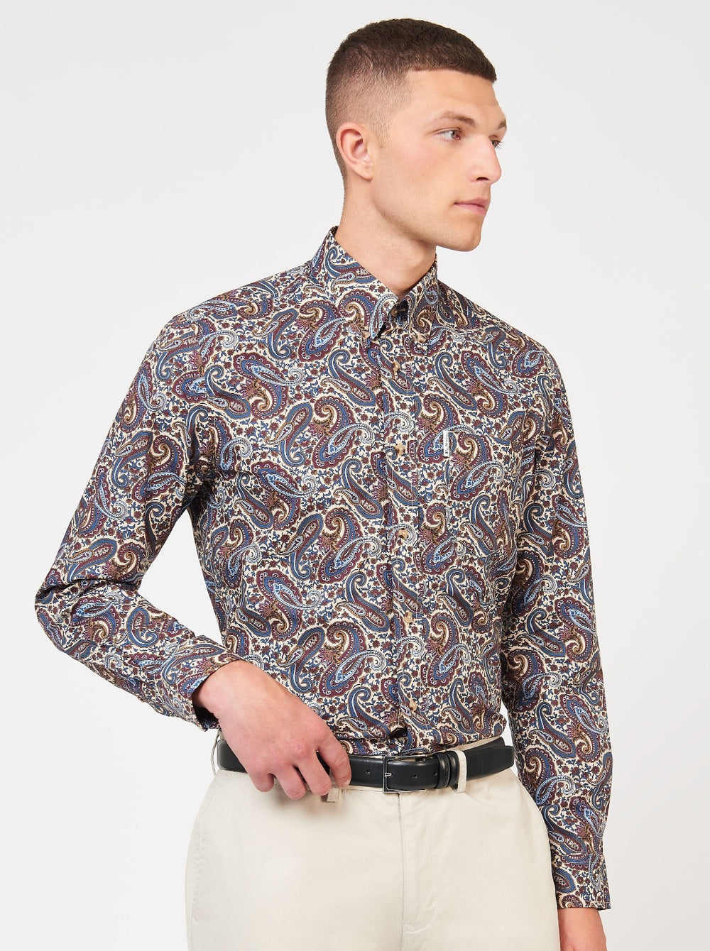 Ben Sherman Signature Paisley Shirts Multicolor | 8392017-MH