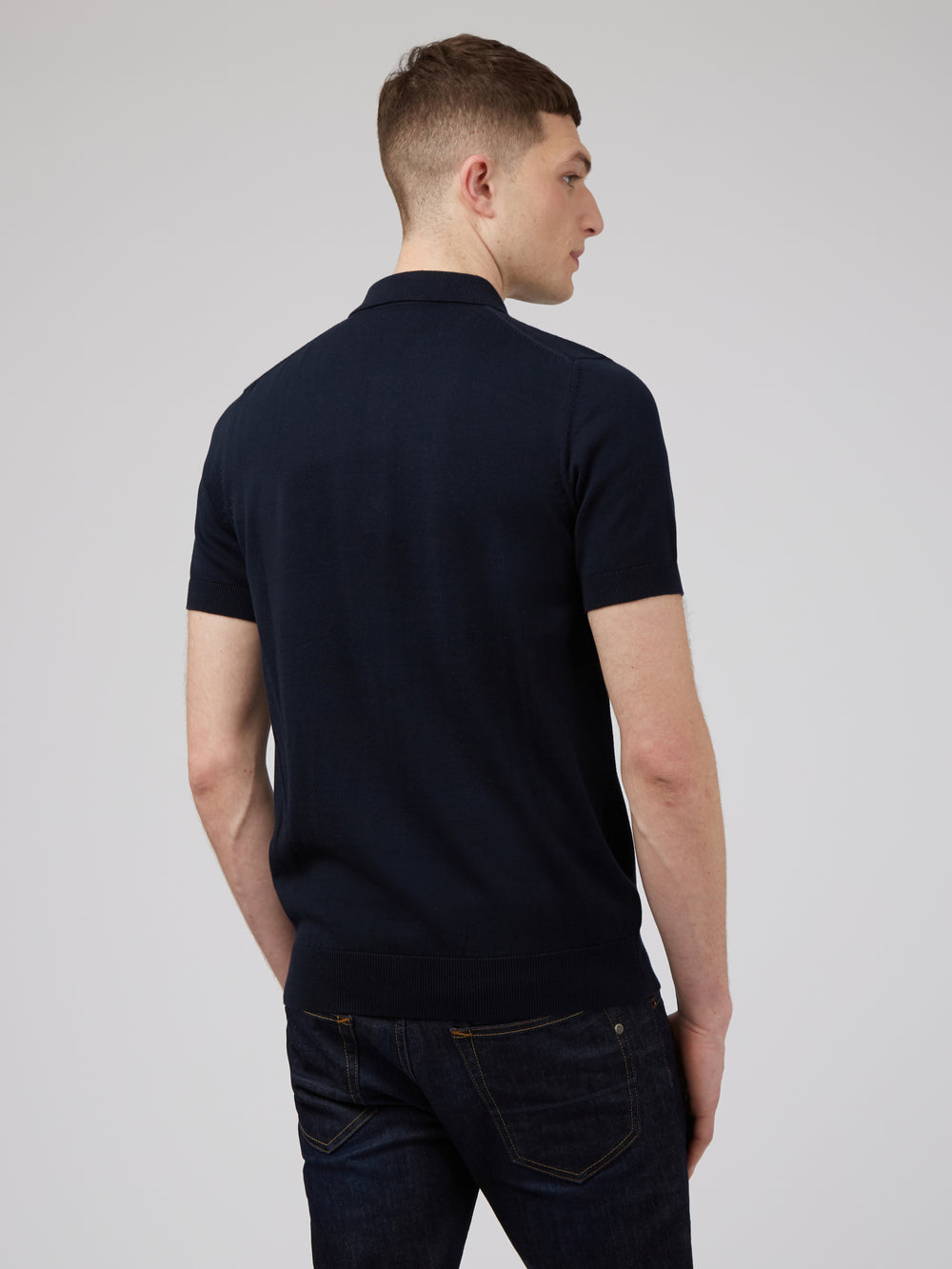 Ben Sherman Signature Polo Neck Sweaters Navy | 8756390-FI