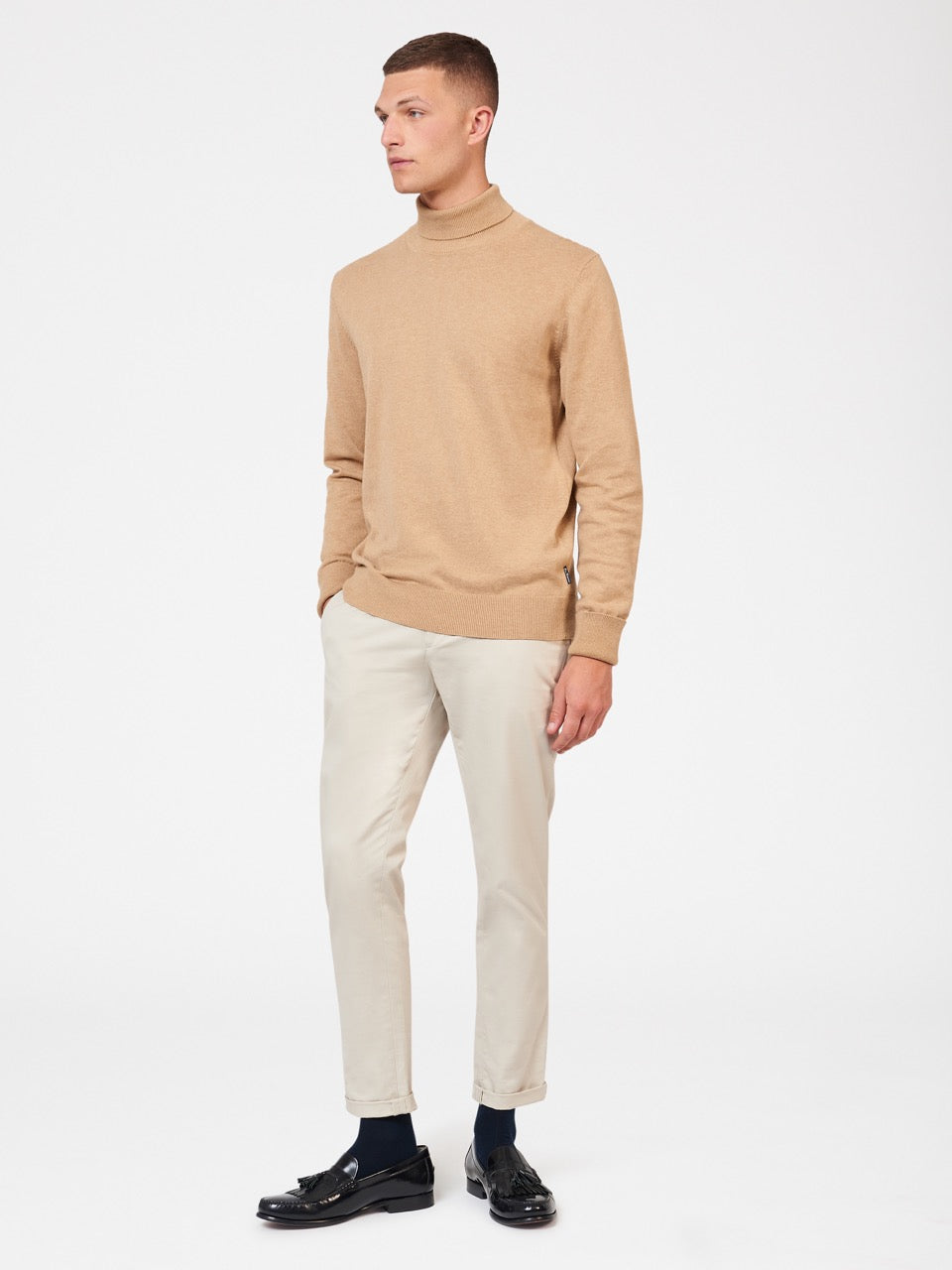 Ben Sherman Signature Roll Neck Knitwear Grey | 5274631-QZ