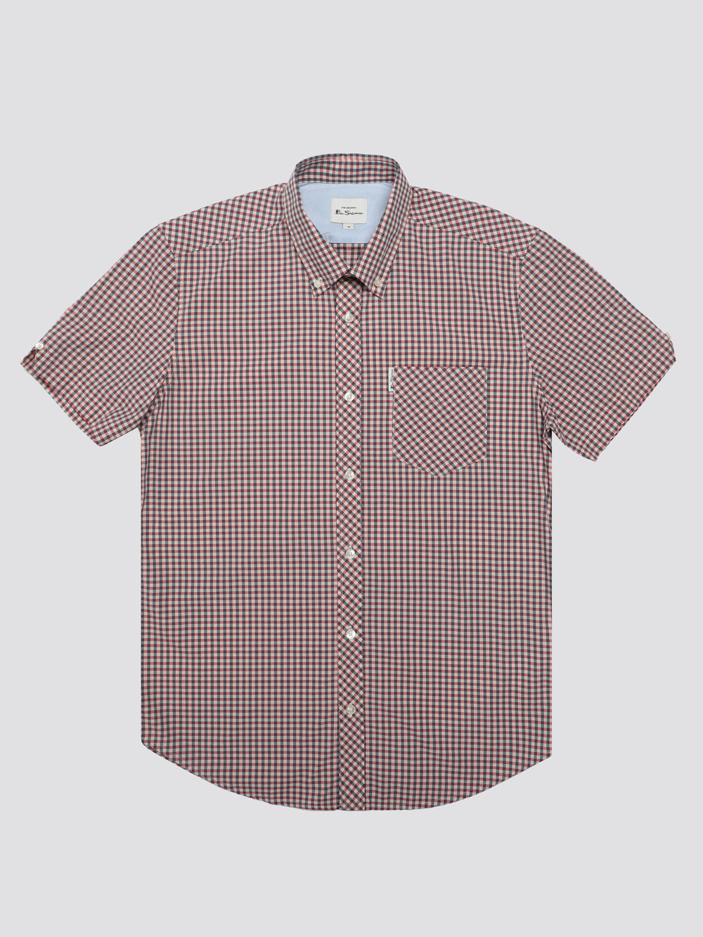 Ben Sherman Signature Short Sleeve Gingham Shirts Red / White | 8640753-SL