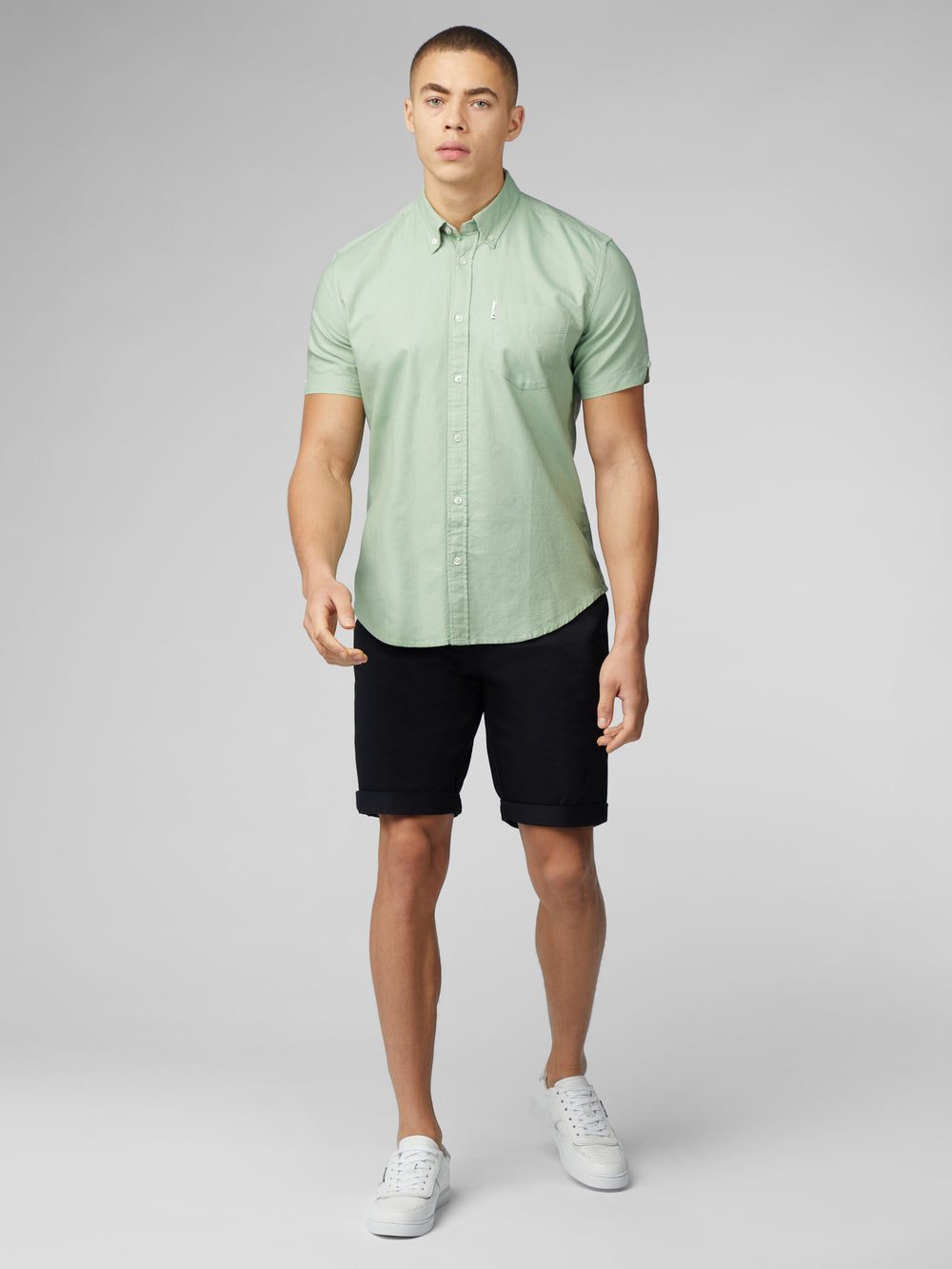 Ben Sherman Signature Short Sleeve Oxford Shirts Green | 3591420-DI