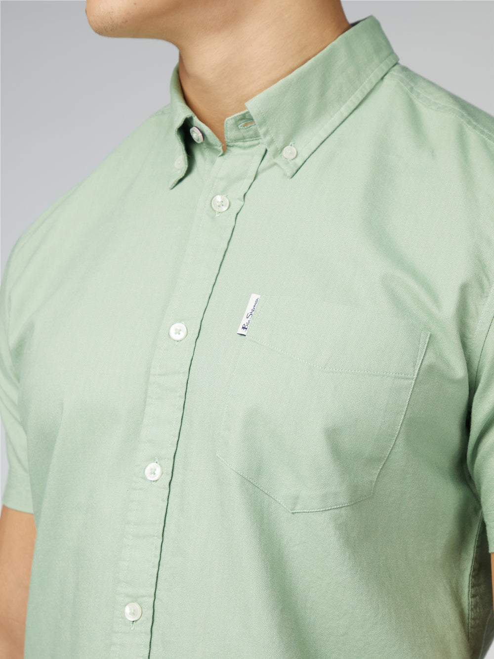 Ben Sherman Signature Short Sleeve Oxford Shirts Green | 3591420-DI