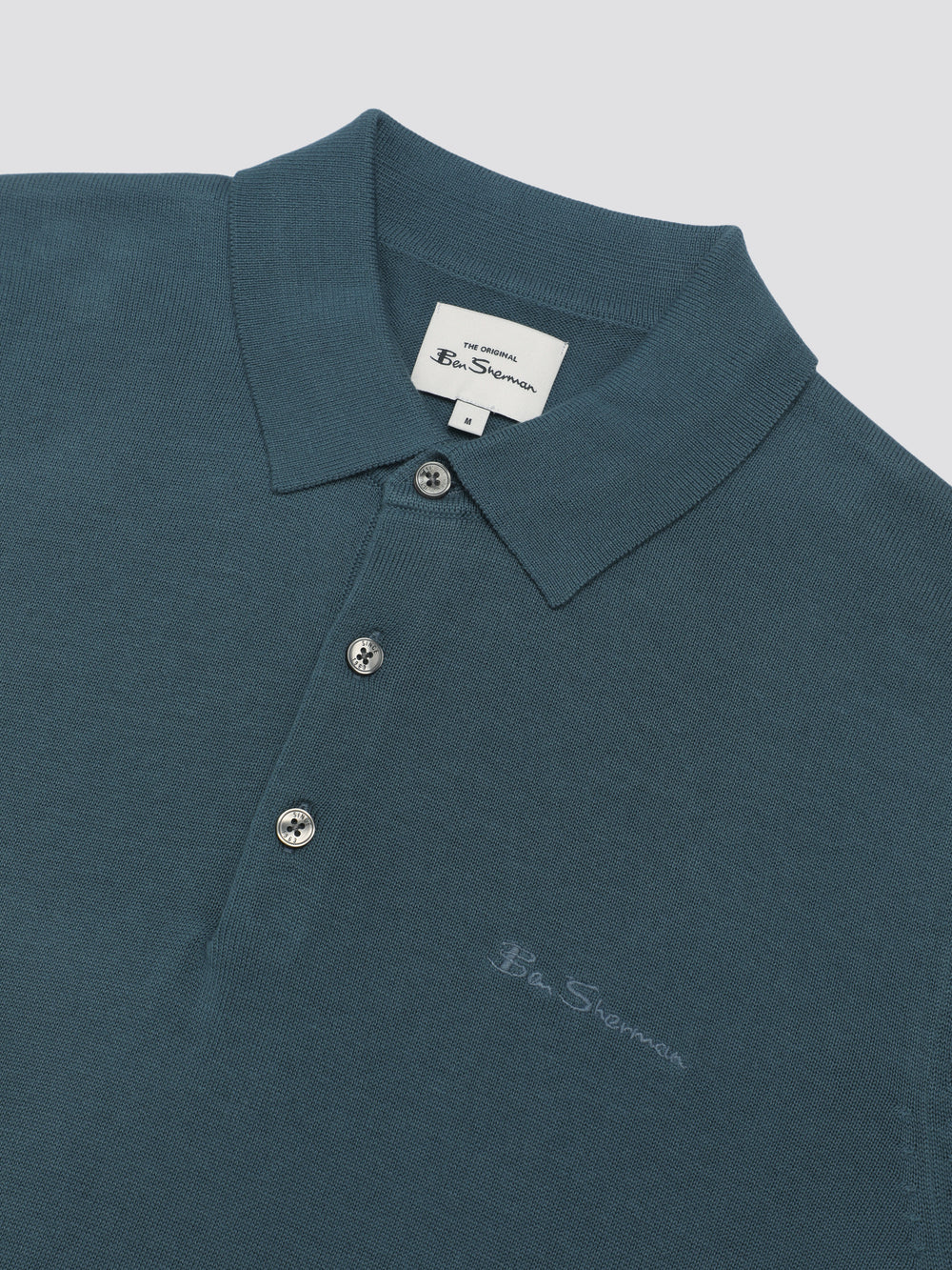 Ben Sherman Signature Short Sleeve Polo Knitwear Turquoise | 4807652-DY