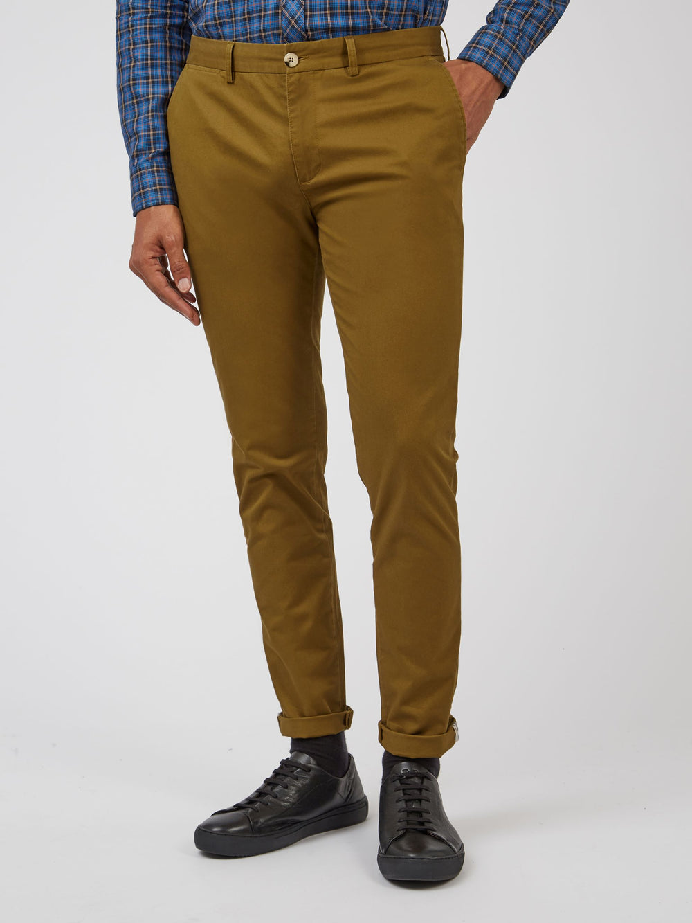 Ben Sherman Signature Skinny Stretch Chino Pants Brown | 5934167-DM