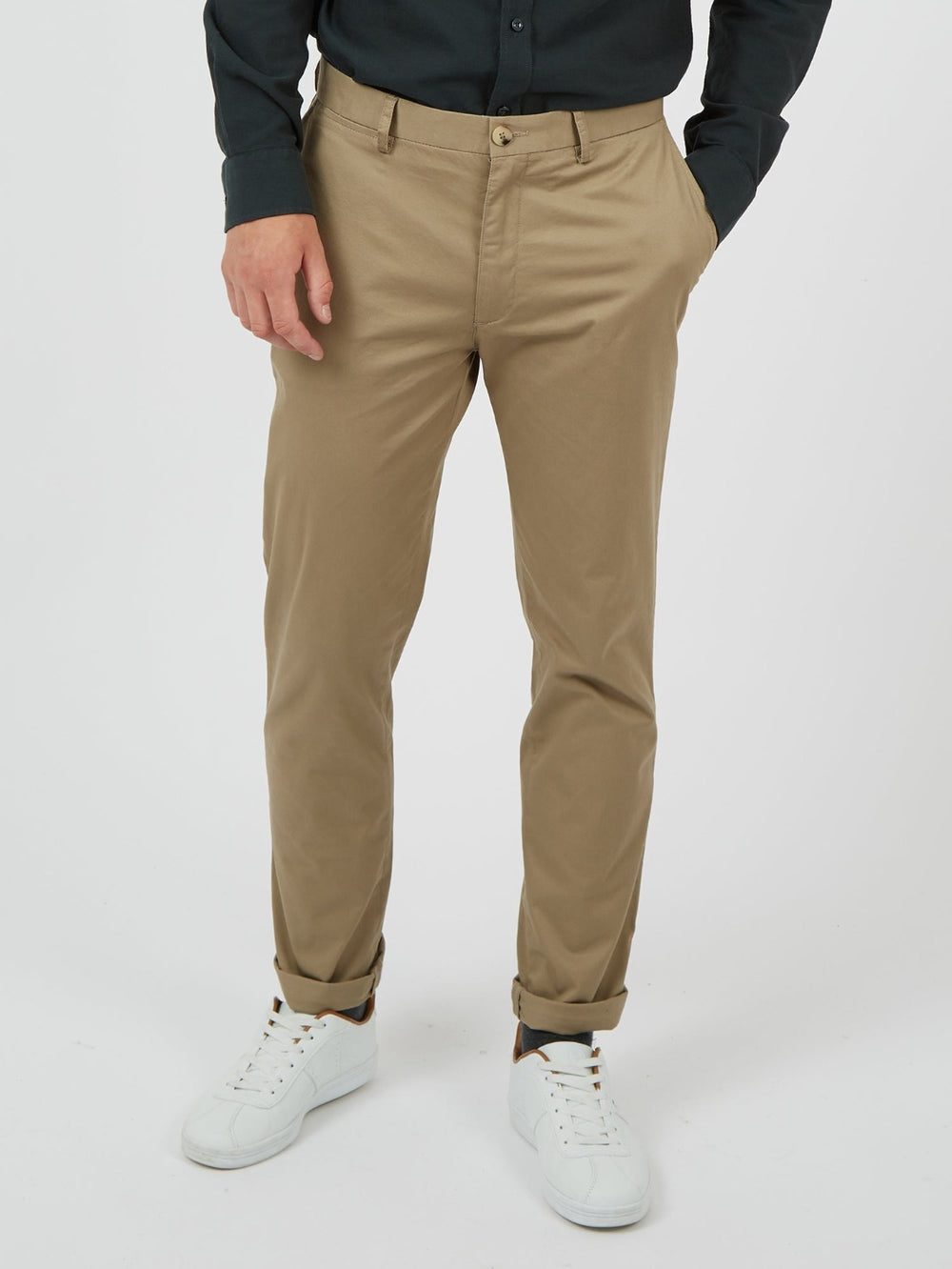 Ben Sherman Signature Skinny Stretch Chino Pants Grey | 9061485-WH