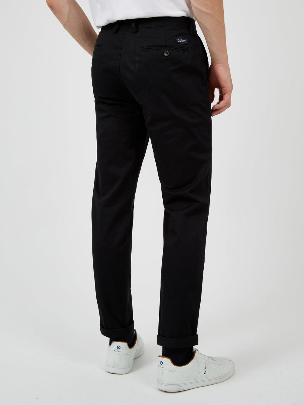 Ben Sherman Signature Slim Stretch Chino Pants Black | 2980714-ZY