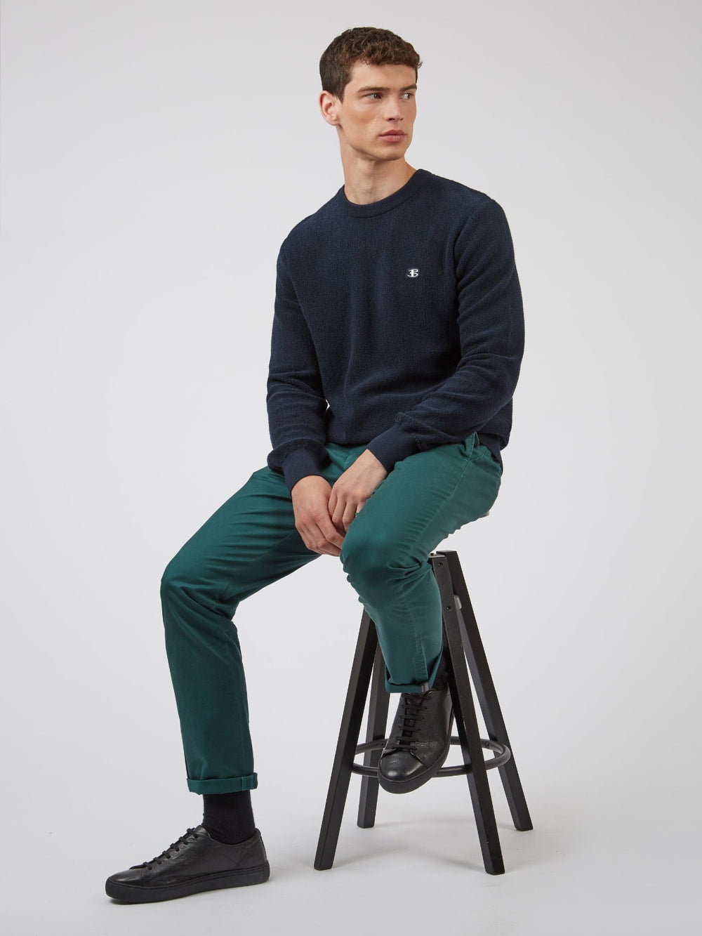 Ben Sherman Signature Slim Stretch Chino Pants Green | 0846375-AG