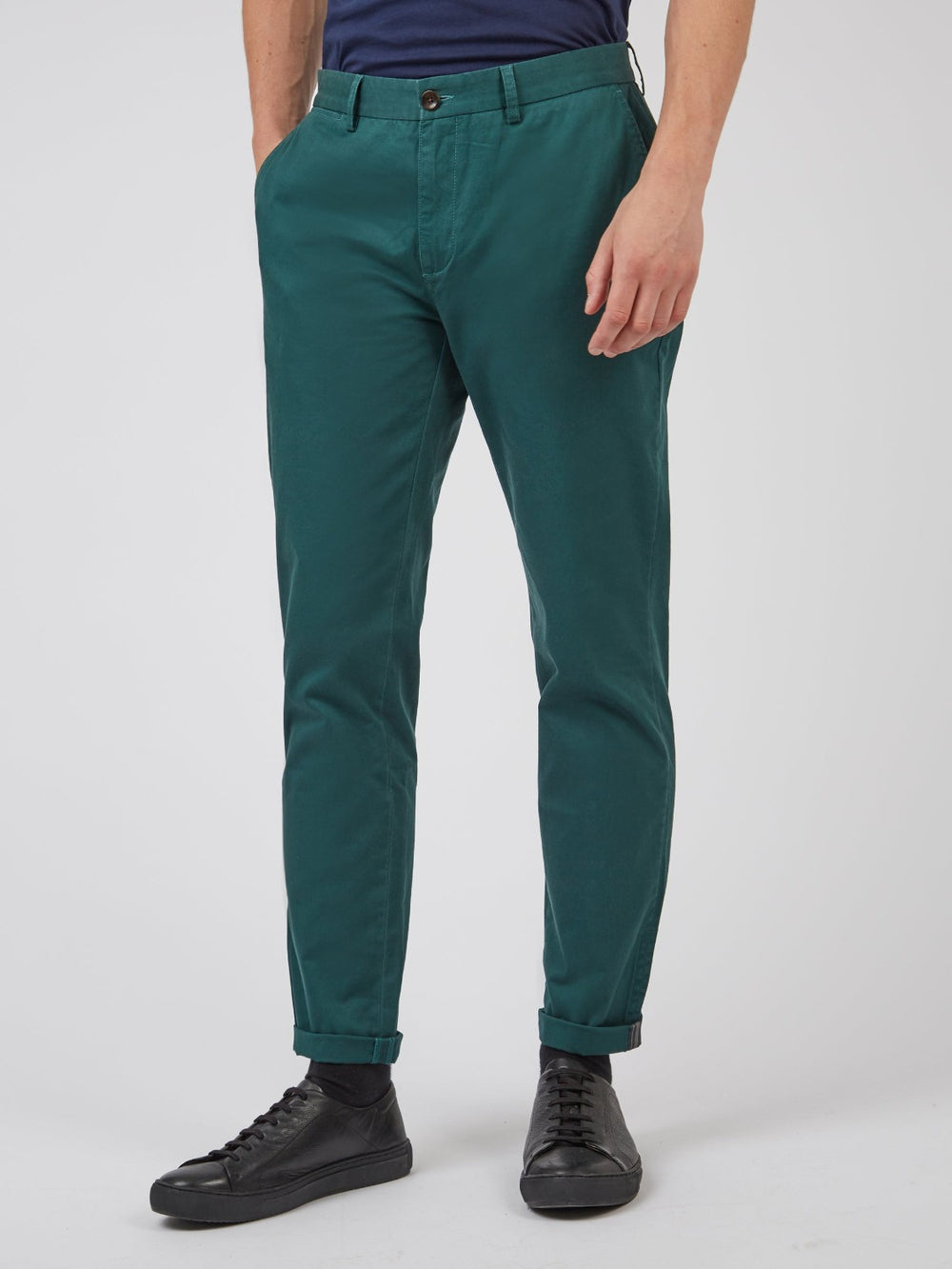 Ben Sherman Signature Slim Stretch Chino Pants Green | 0846375-AG